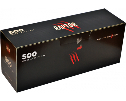 Boite 500 tubes RAPTOR